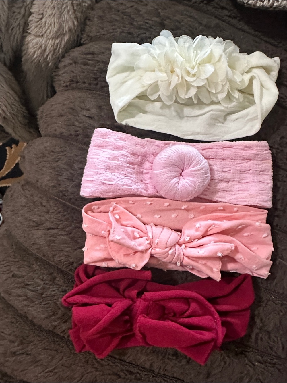 Set of 4 baby bling headbands